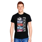 Image produit Evangelion - T-shirt noir Characters Eyes