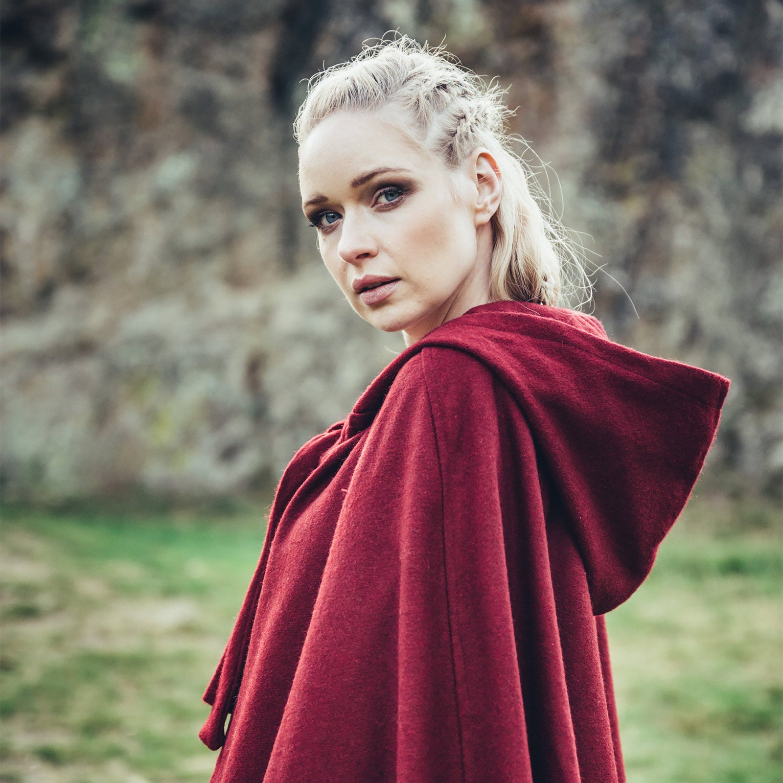 Productafbeelding Middeleeuwse Mantel Elinor Rood