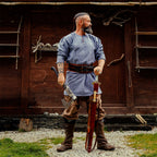 Productafbeelding Viking tuniek Torsten blauw-grijs