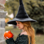 Image produit Chapeau Pointu Médiéval Agata Noir