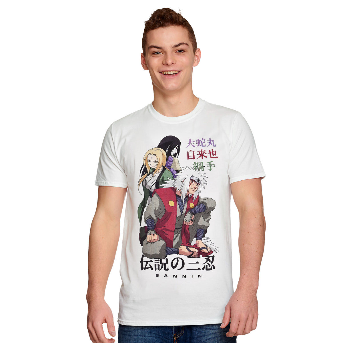 Image produit Naruto - T-shirt blanc Sannin Crew