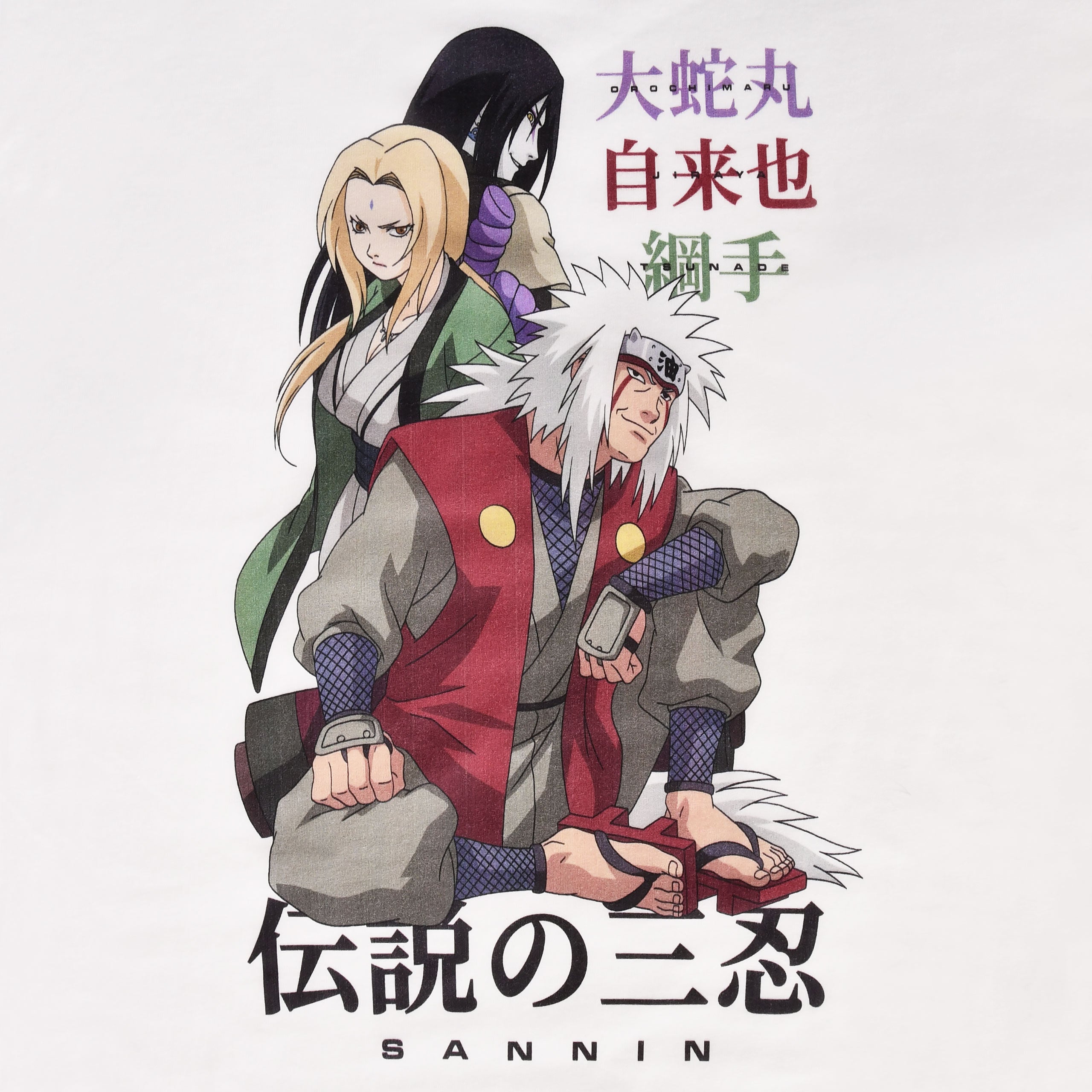 Image produit Naruto - T-shirt blanc Sannin Crew
