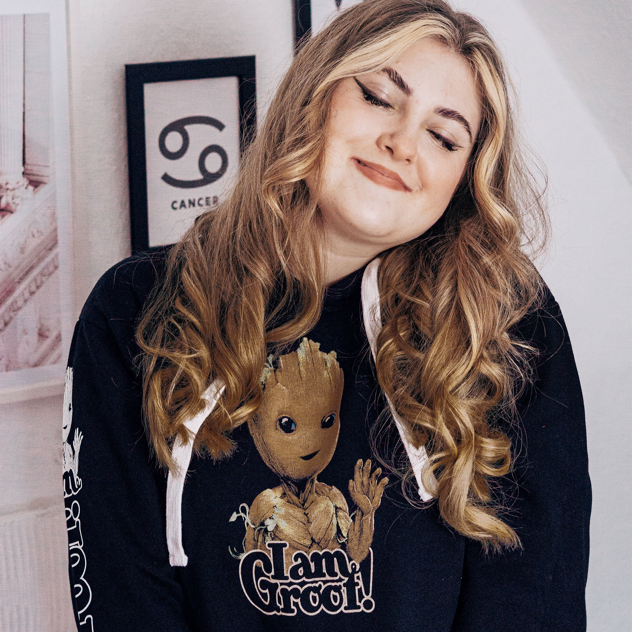 Image produit Guardians of the Galaxy - Sweat à Capuche I Am Groot Noir