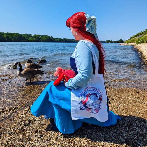 Image produit Ariel - Nous sirène pour l'autre sac en toile blanc
