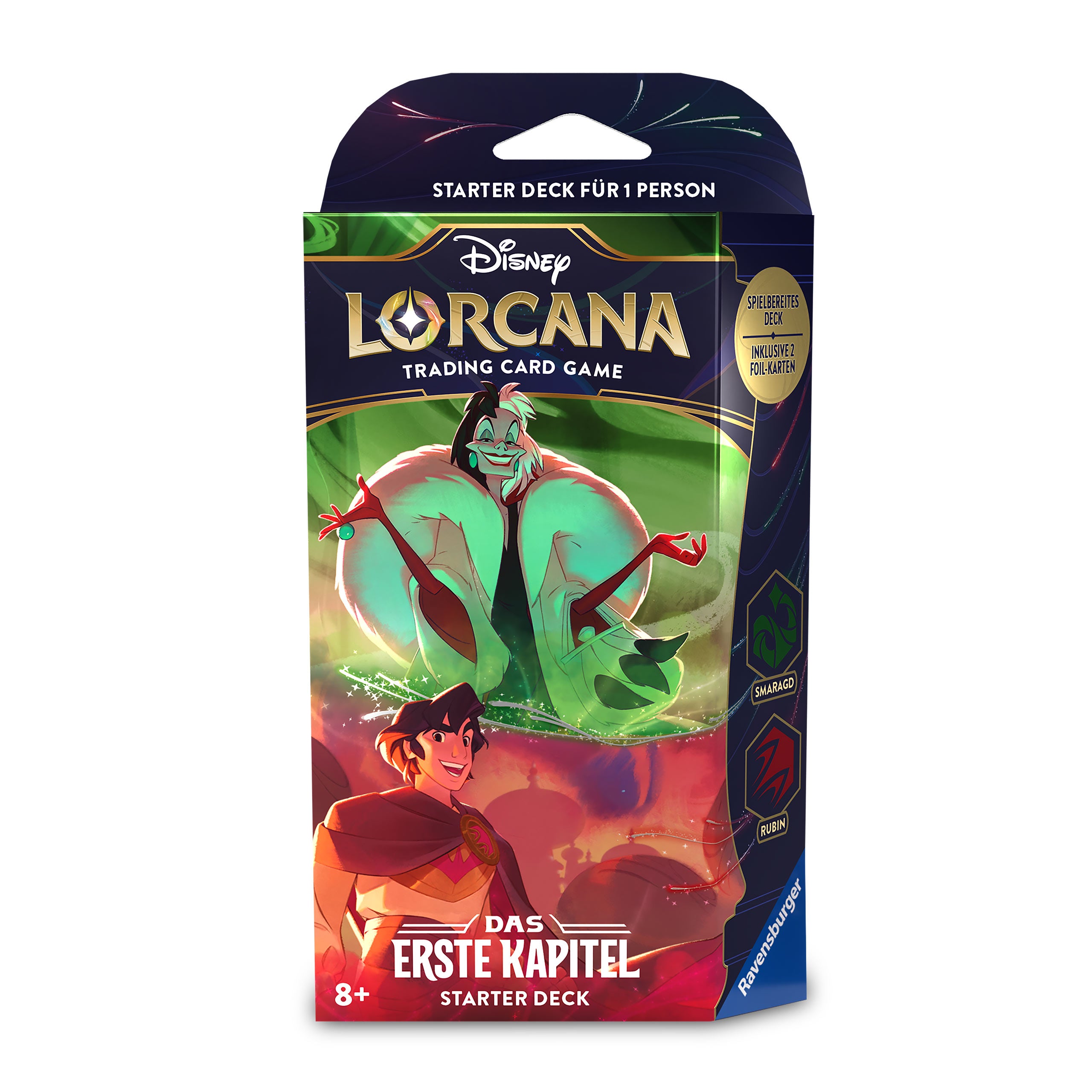 Produktbild Disney Lorcana Smaragd und Rubin Starterset - Das Erste Kapitel Trading Card Game