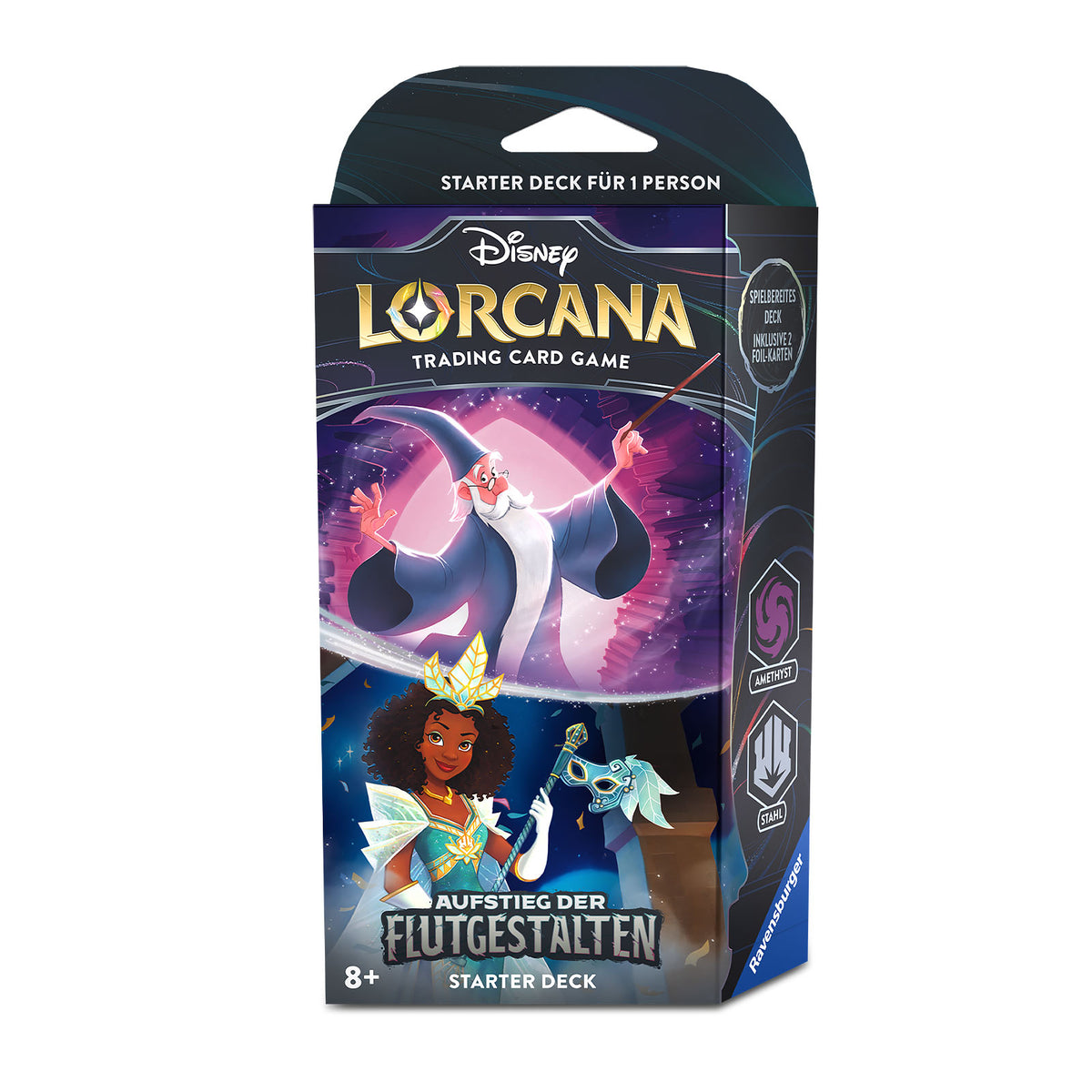 Image produit Disney Lorcana Améthyste et Acier Starter Set - Montée des Formes de Marée Trading Card Game