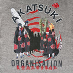 Image produit Naruto Shippuden - T-shirt gris de l'organisation Akatsuki