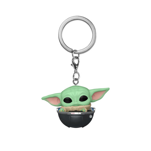 Produktbild Grogu im Kinderwagen Funko Pop Schlüsselanhänger - Star Wars The Mandalorian
