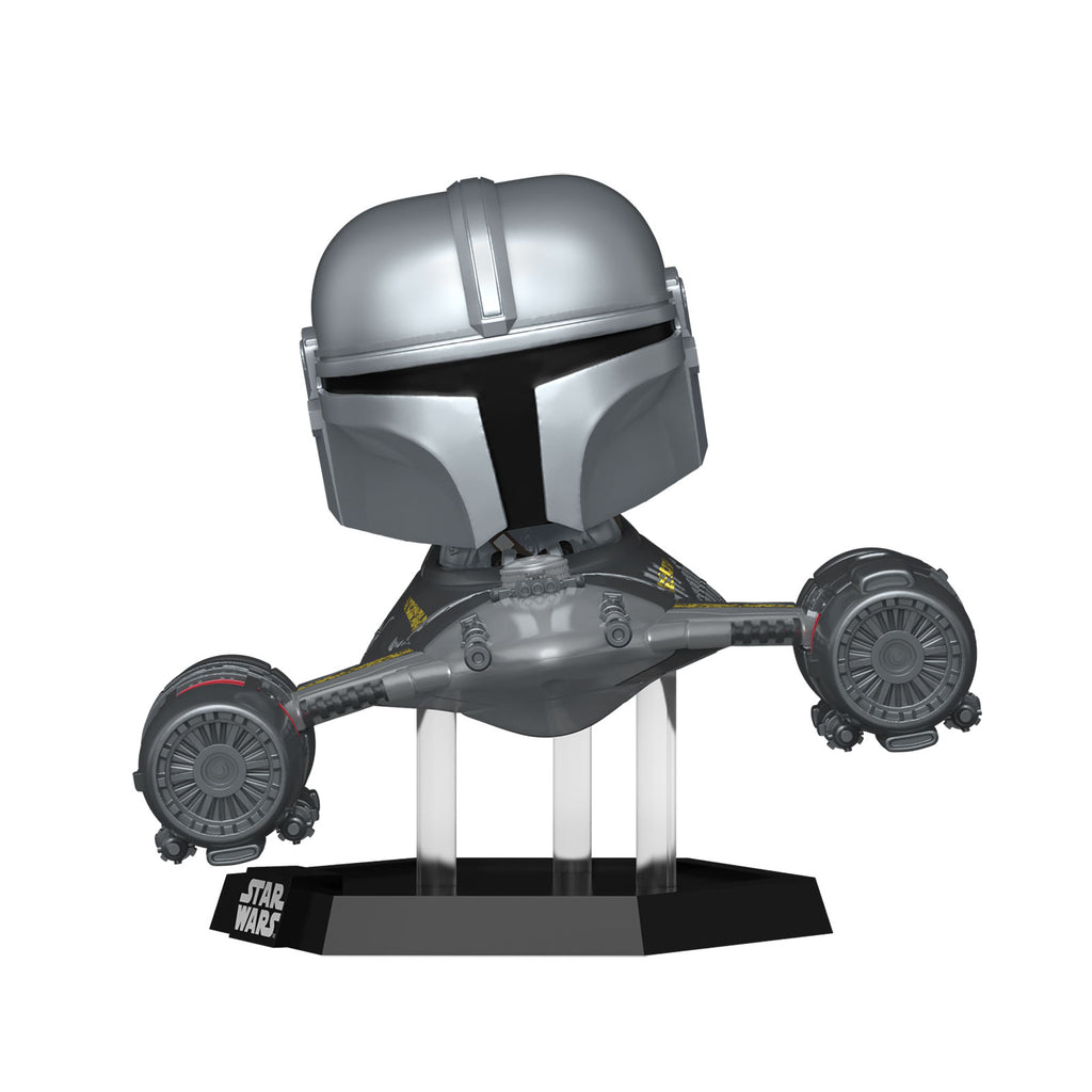 Image produit Mandalorien dans le N1 Starfighter Funko Pop Figurine à tête branlante - Star Wars The Mandalorian