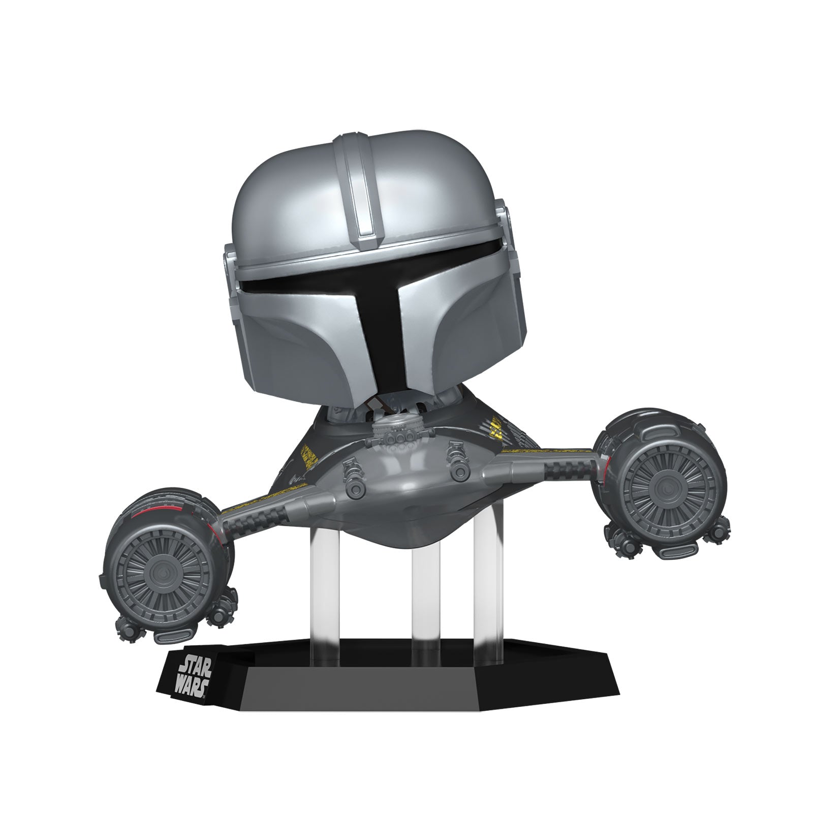 Image produit Mandalorien dans le N1 Starfighter Funko Pop Figurine à tête branlante - Star Wars The Mandalorian
