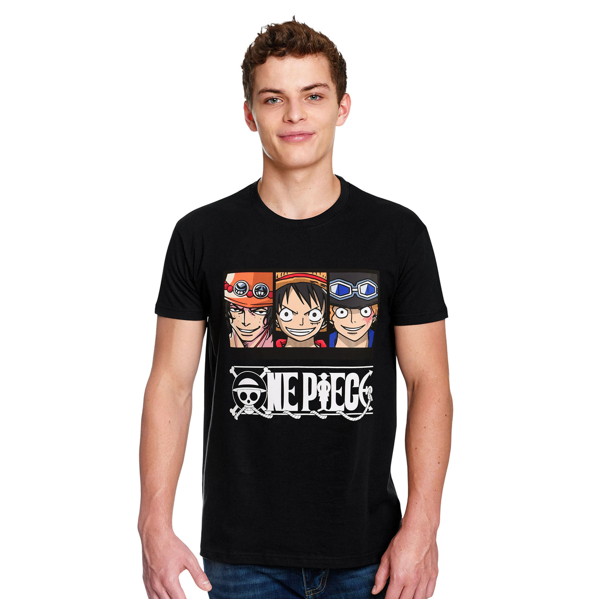Productafbeelding One Piece - Crew T-shirt zwart