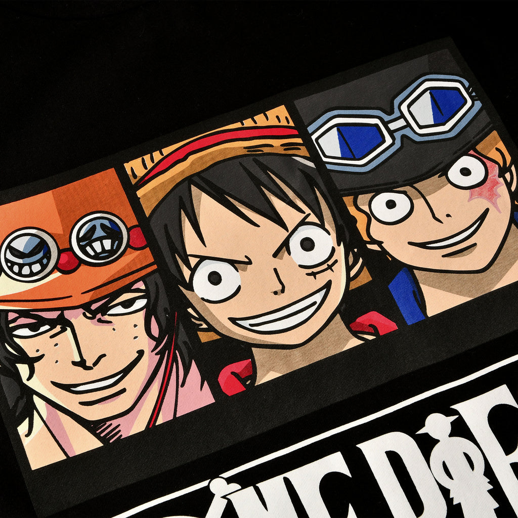 Productafbeelding One Piece - Crew T-shirt zwart