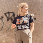 Productafbeelding One Piece - Crew T-shirt zwart