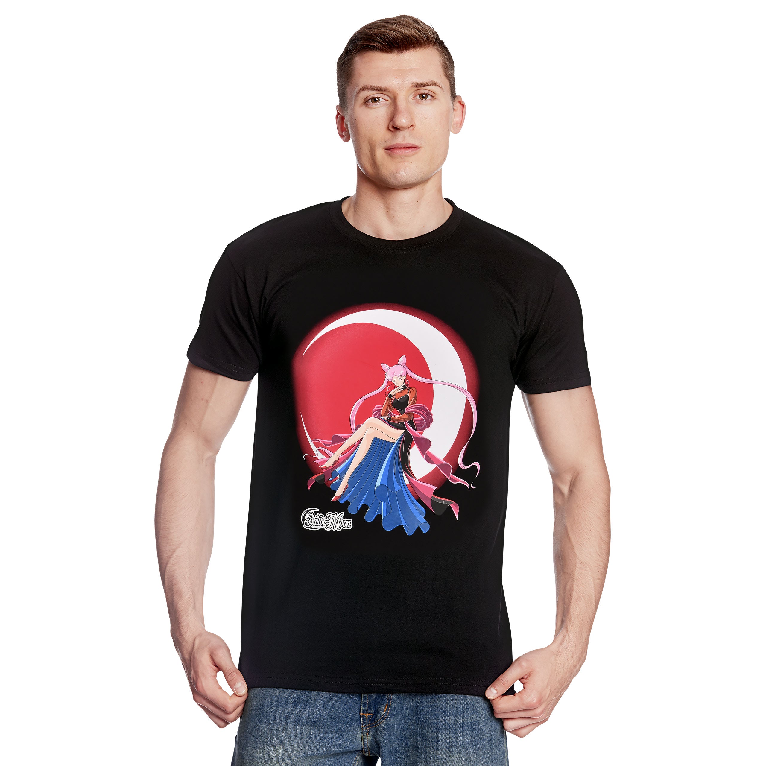 Productafbeelding Sailor Moon - Bright Moon T-shirt zwart