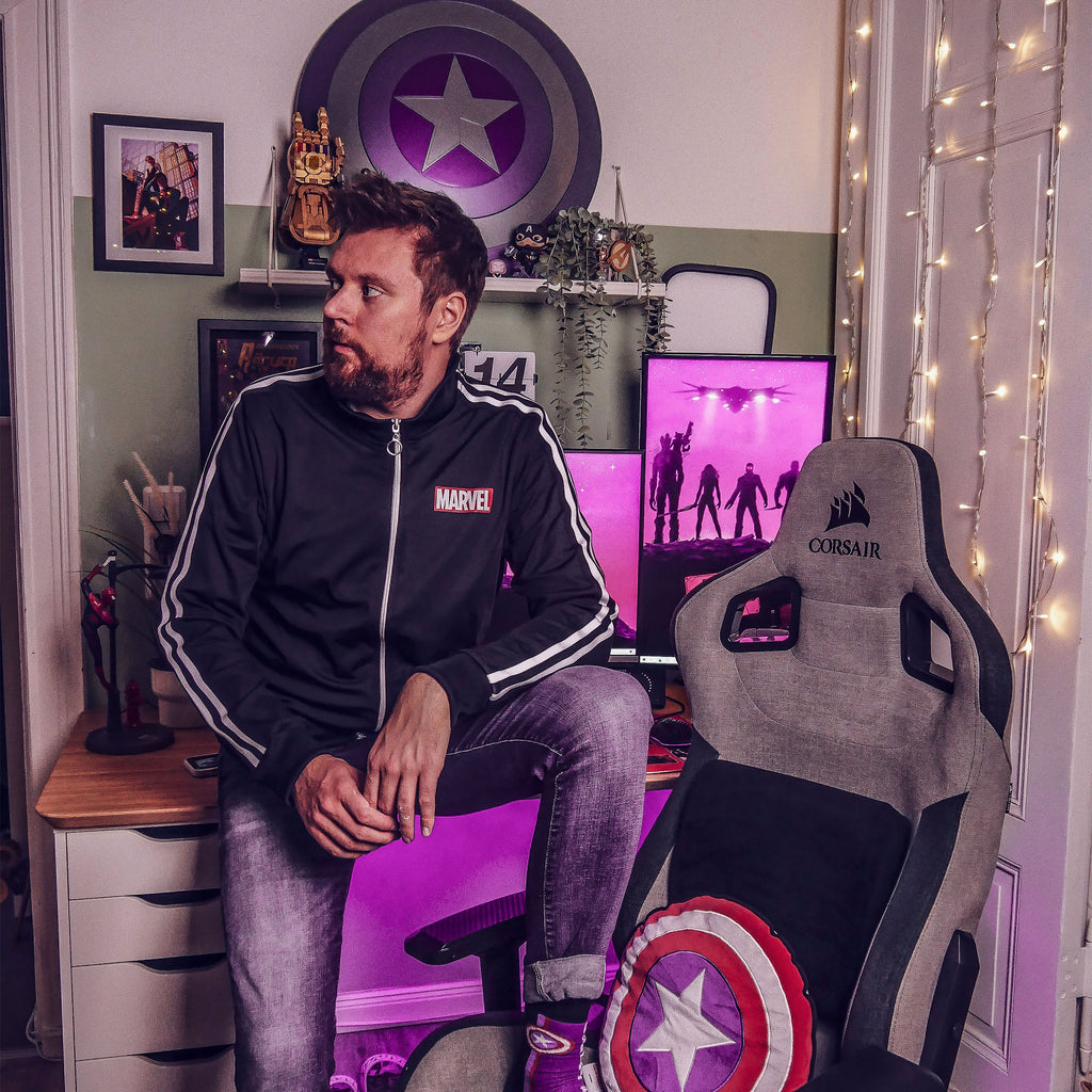 Image produit Marvel - Veste de survêtement Logo noir