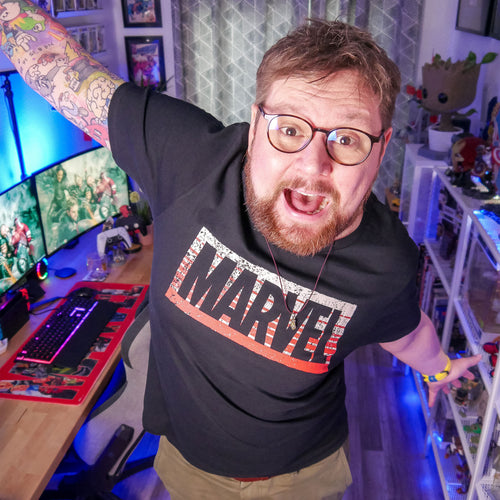 Productafbeelding Marvel - Guardians Logo Shirt zwart
