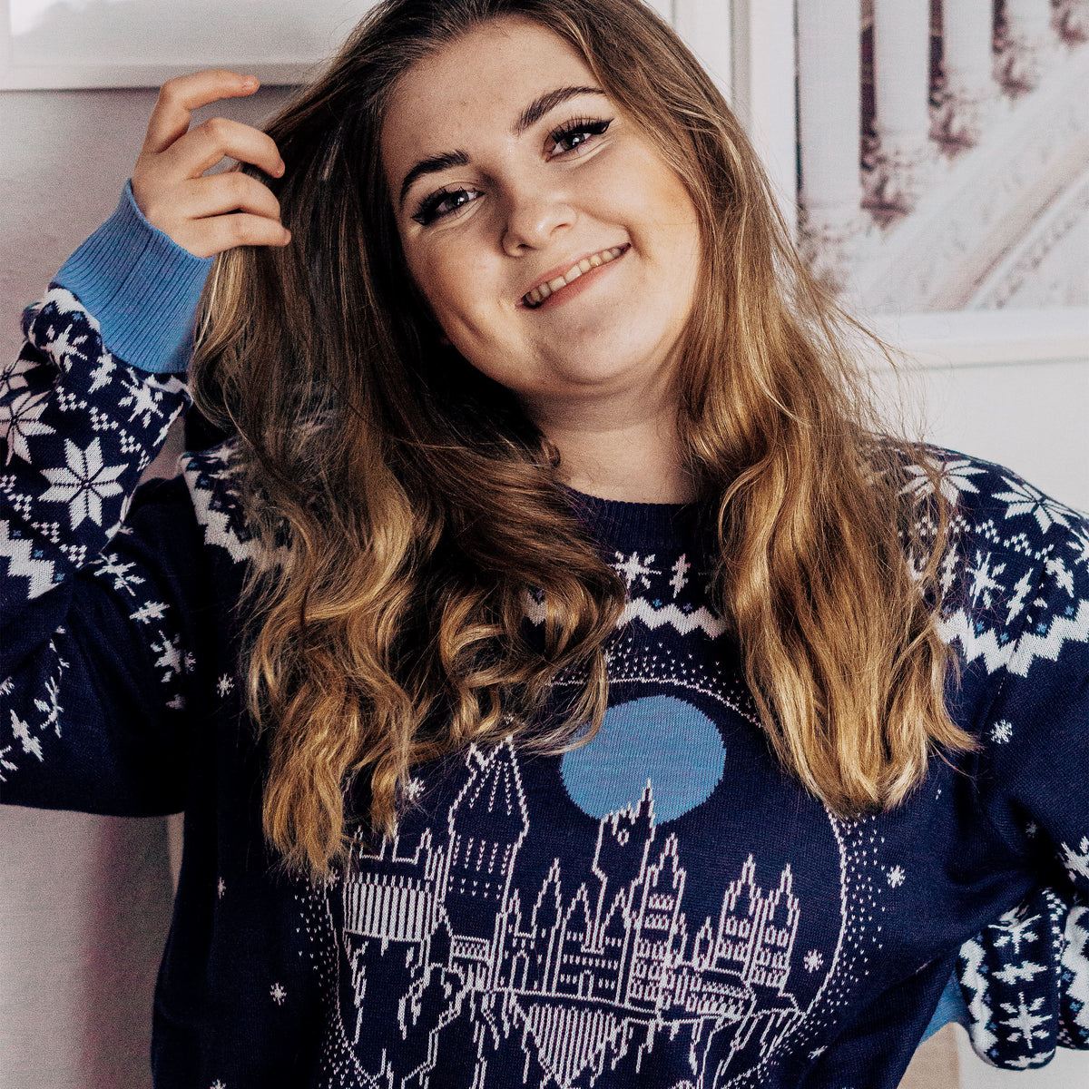 Produktbild Harry Potter - Hogwarts Schloss Strickpullover