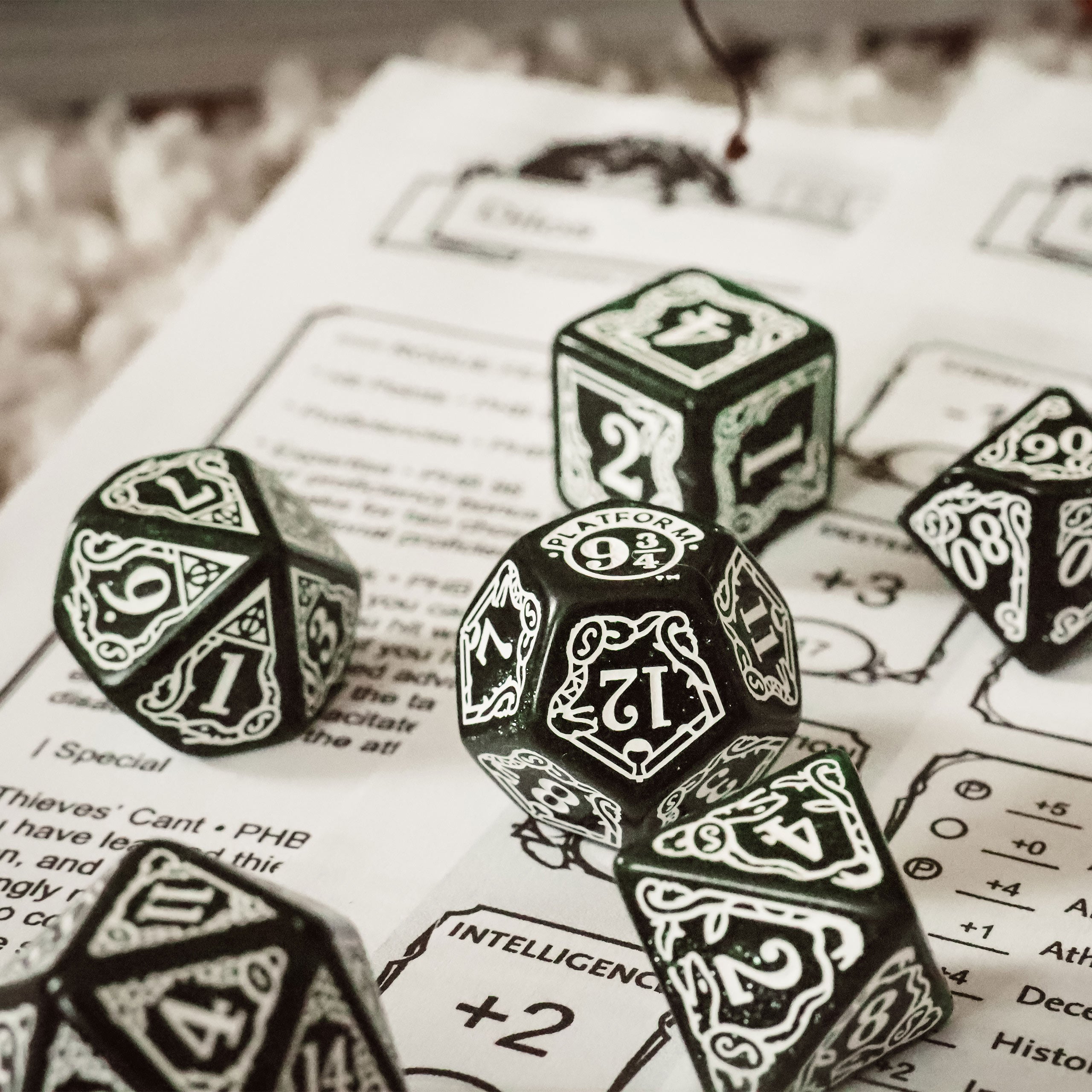 Produktbild Harry Potter - Slytherin RPG Würfel Set 7tlg grün