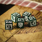 Image produit Harry Potter - Set de dés RPG Slytherin 5pcs avec sac à dés vert