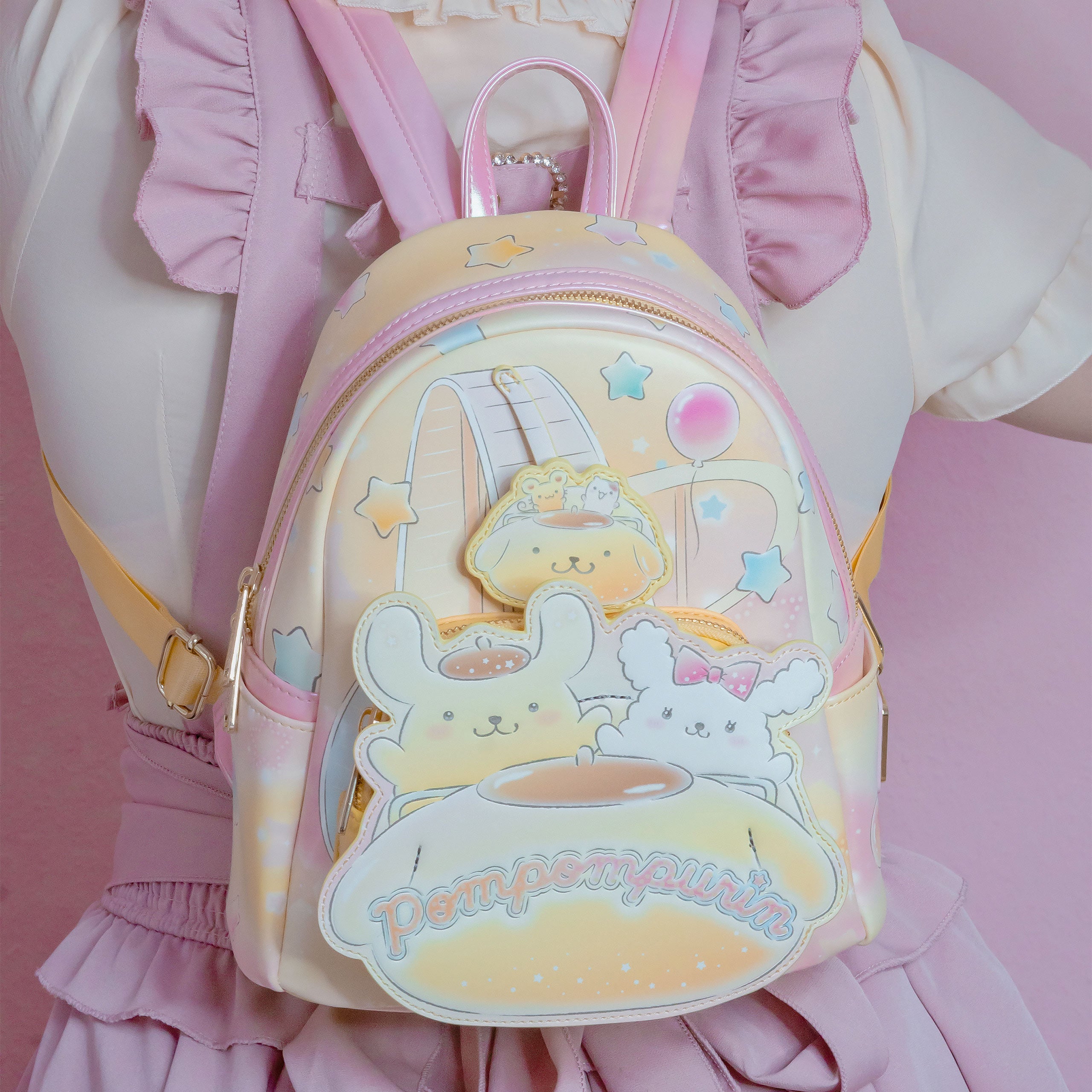 Productafbeelding Sanrio - Pompompurin Carnaval Mini Rugzak Geel