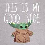 Productafbeelding Grogu Good Side Oversize T-shirt Wit - Star Wars The Mandalorian