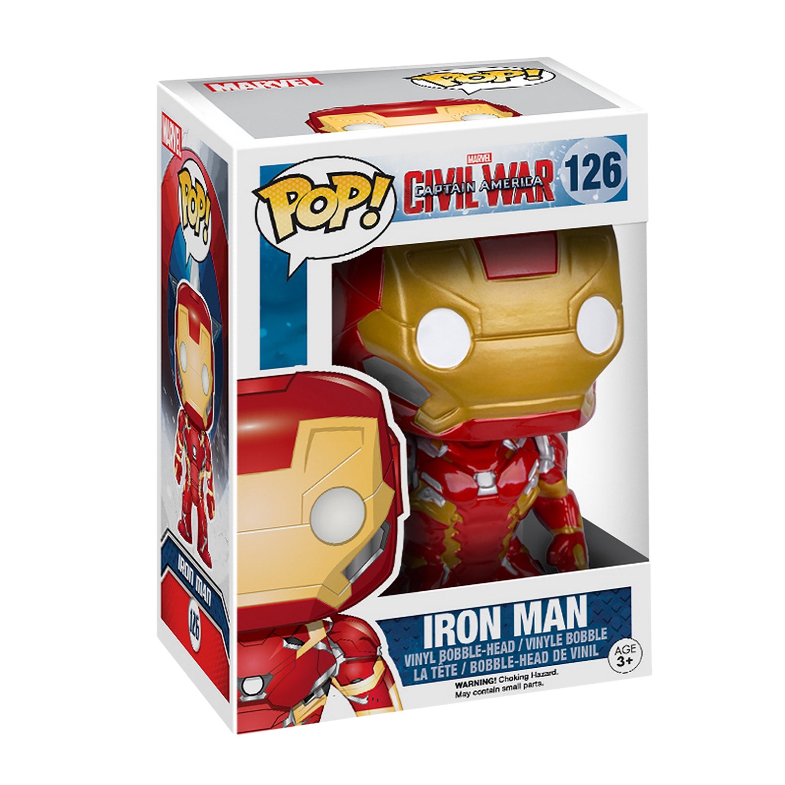 Productafbeelding Civil War - Iron Man Funko Pop Bobblehead Figuur
