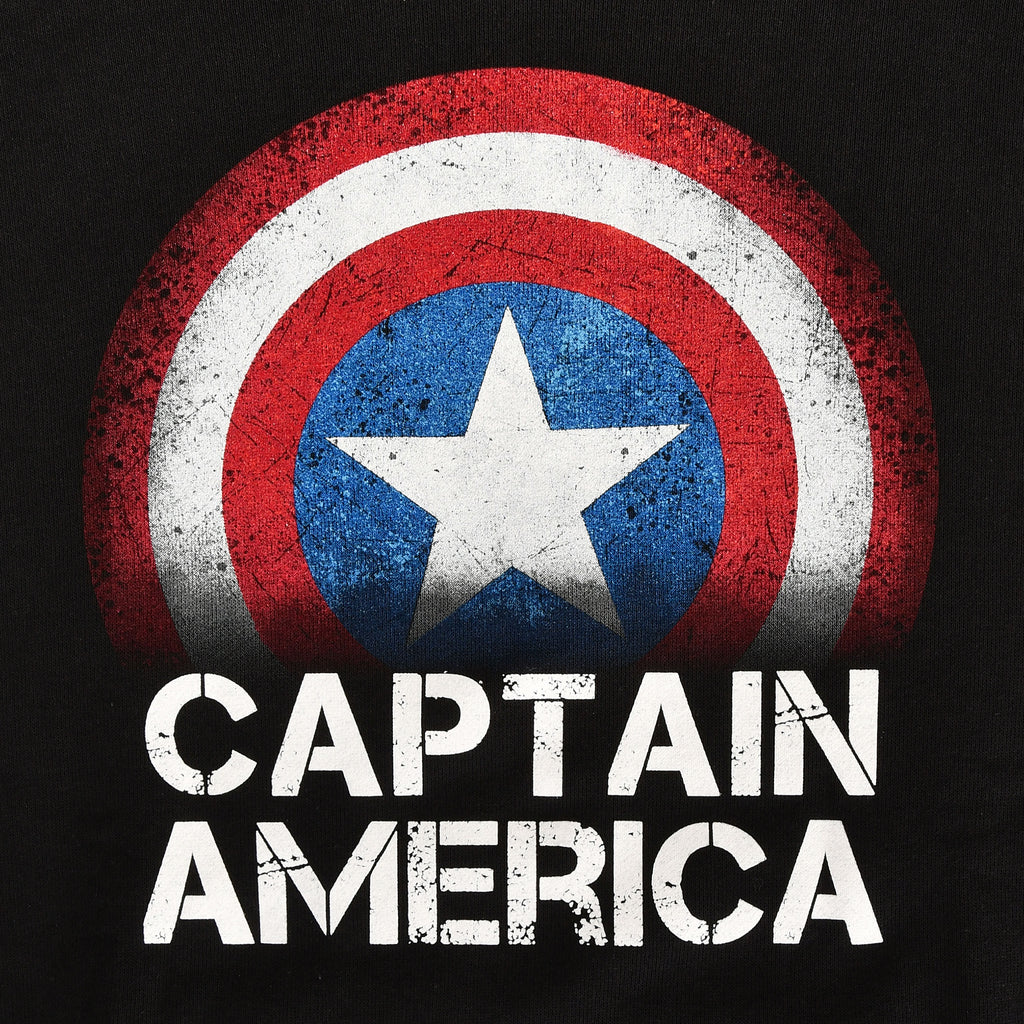 Productafbeelding Captain America - Shield Hoodie Zwart