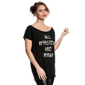 Image produit American Horror Story - Tous les monstres sont humains T-shirt femme coupe décontractée noir