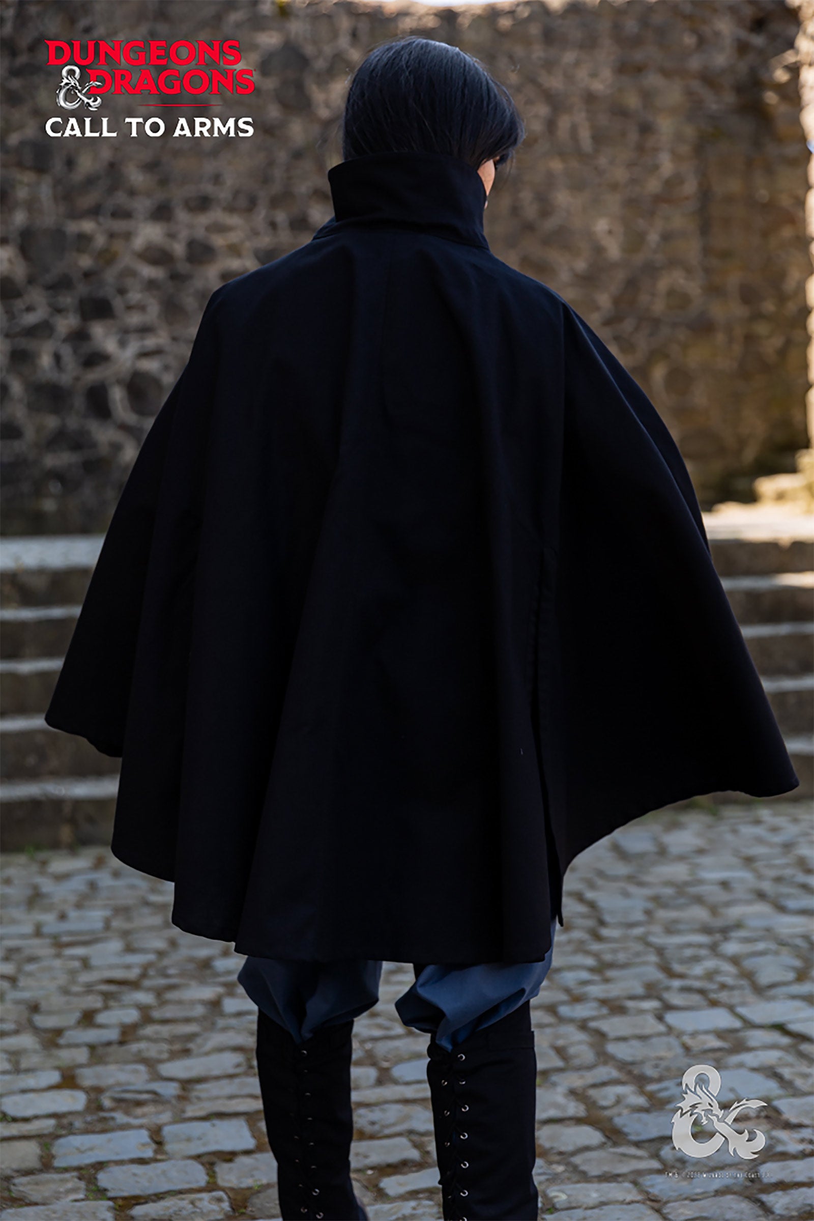 Productafbeelding Dungeons & Dragons - Schurk Cape Zwart