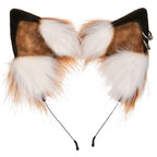 Image produit Oreilles de Kitsune blanc-marron