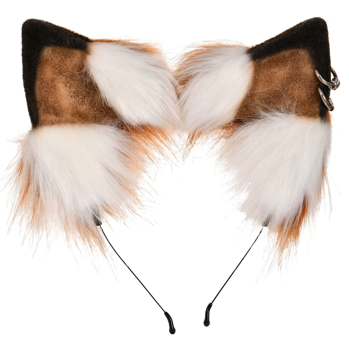 Image produit Oreilles de Kitsune blanc-marron