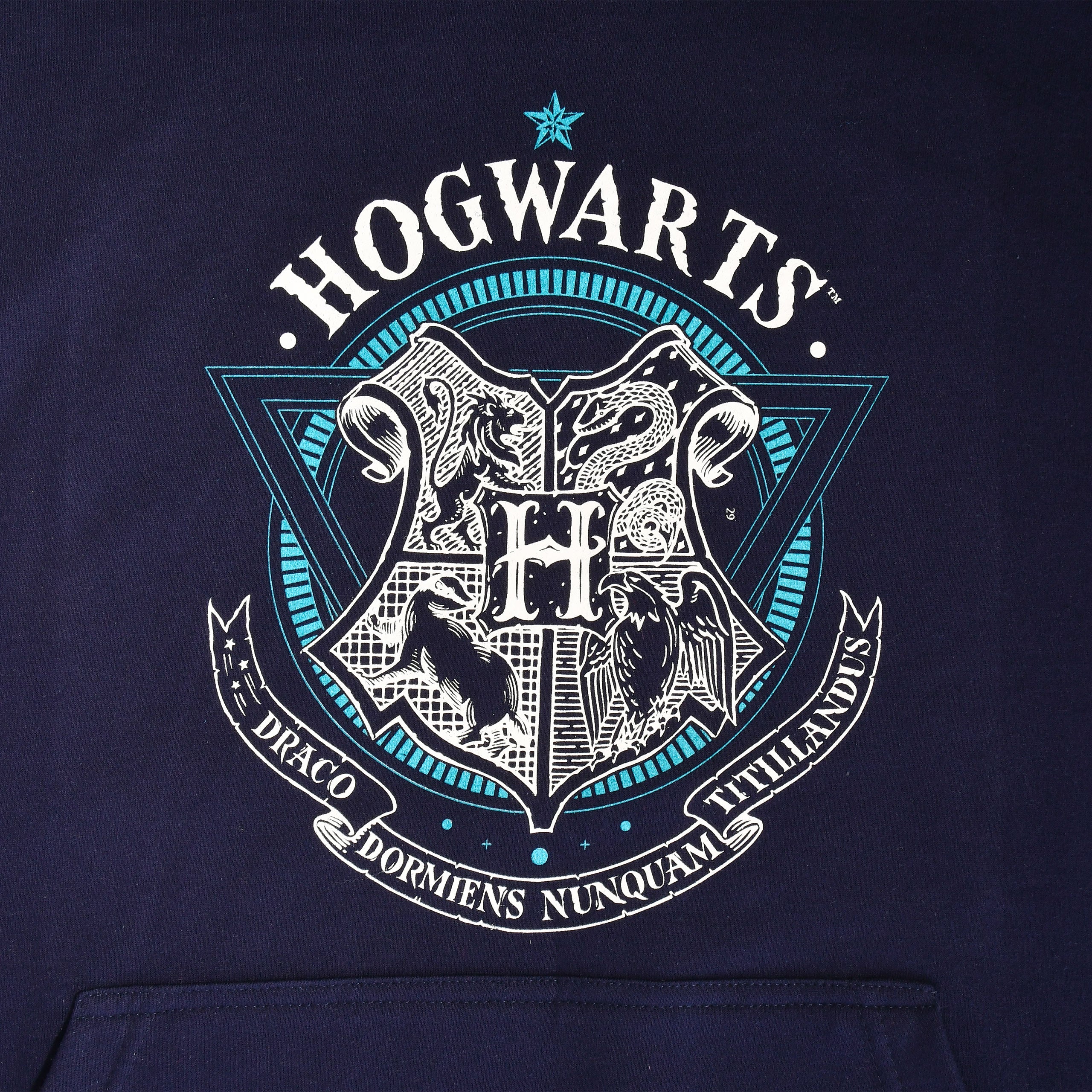 Produktbild Harry Potter - Hogwarts School of Witchcraft Hoodie blau