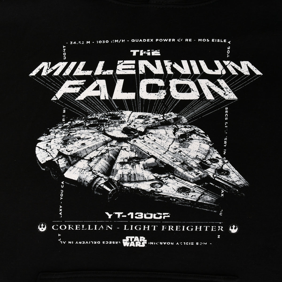 Image produit Star Wars - Millennium Falcon Mos Eisley Embarquement 94 Hoodie