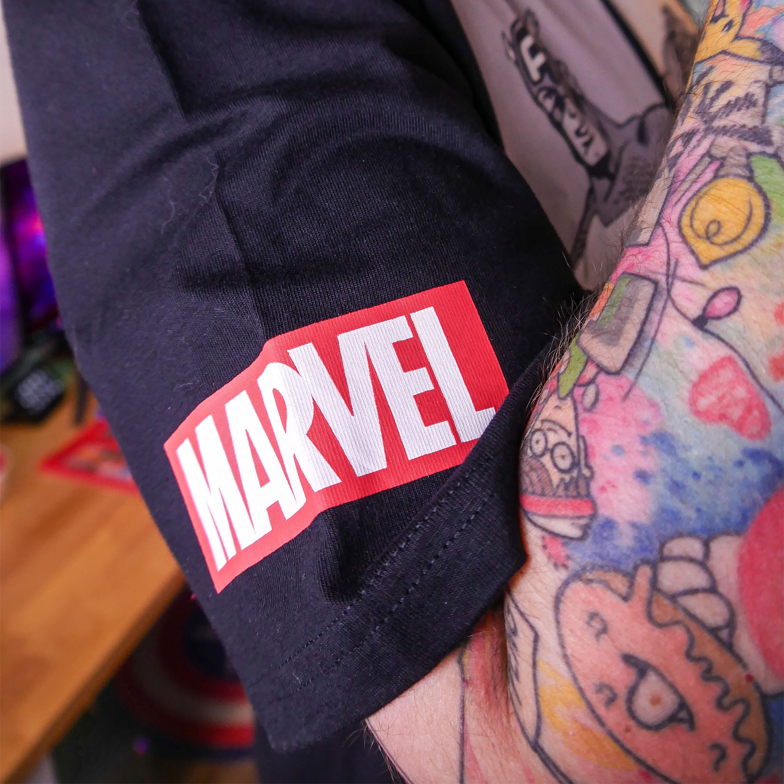 Productafbeelding Marvel Comics - Super Heroes Since 1939 Oversize T-Shirt Zwart