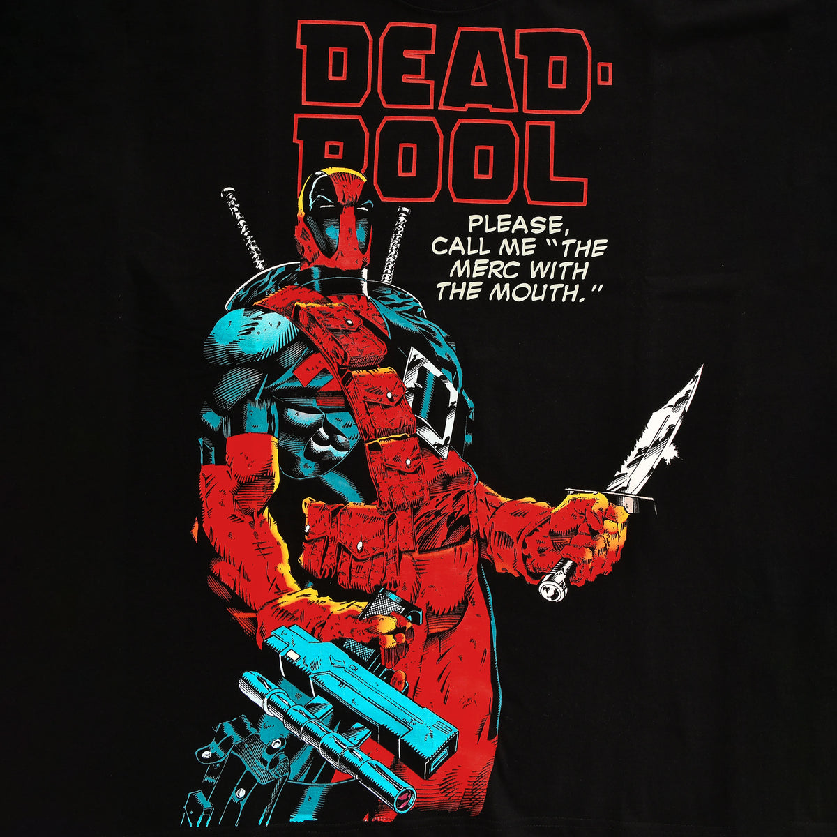 Productafbeelding Deadpool - The Merc With The Mouth Oversize T-Shirt Zwart