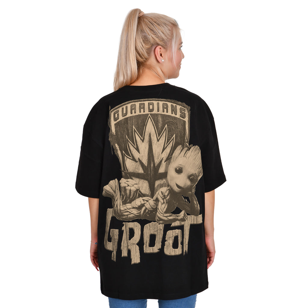 Image produit Guardians of the Galaxy - T-shirt oversize Groot noir