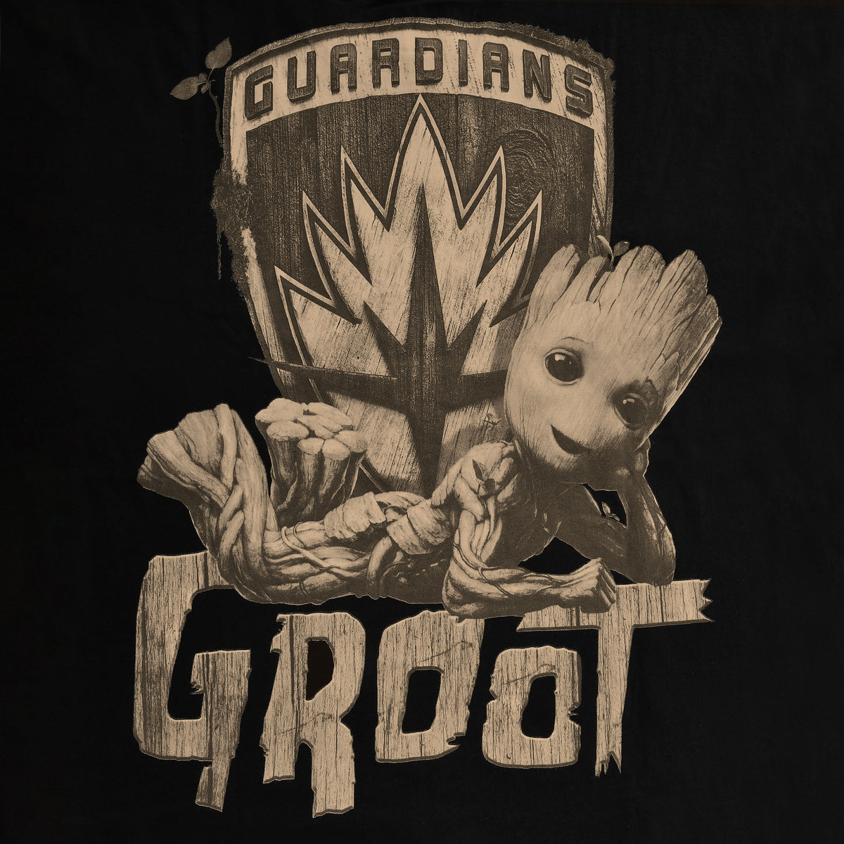 Image produit Guardians of the Galaxy - T-shirt oversize Groot noir