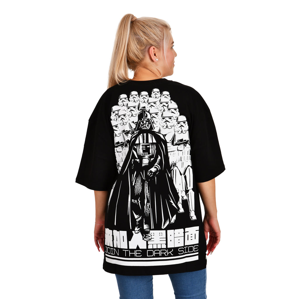Productafbeelding Star Wars - Join The Dark Side Oversize T-Shirt Zwart