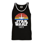 Productafbeelding Star Wars van 1977 Distressed Tanktop zwart