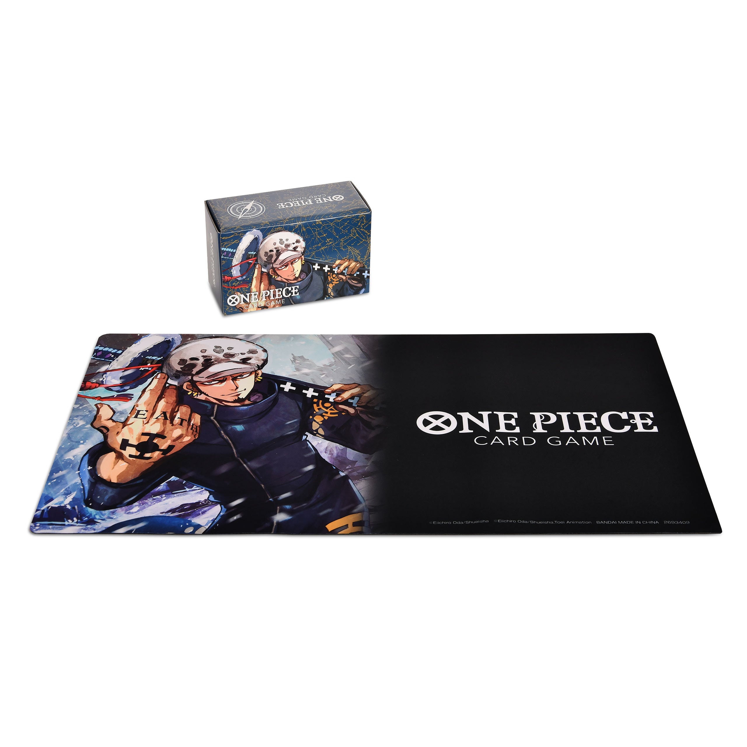 Productafbeelding One Piece Card Game - Trafalgar Law Speelmat en Opbergdoos