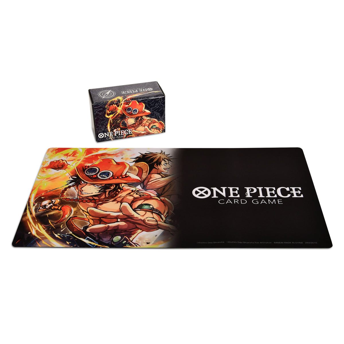 Productafbeelding One Piece Card Game - Portgas D. Ace Speelmat en Opbergdoos