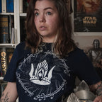 Produktbild Der Herr der Ringe - Krone von Gondor T-Shirt blau