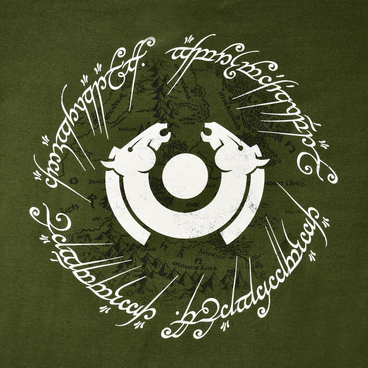Productafbeelding Heer der Ringen - Rohan T-shirt olijf