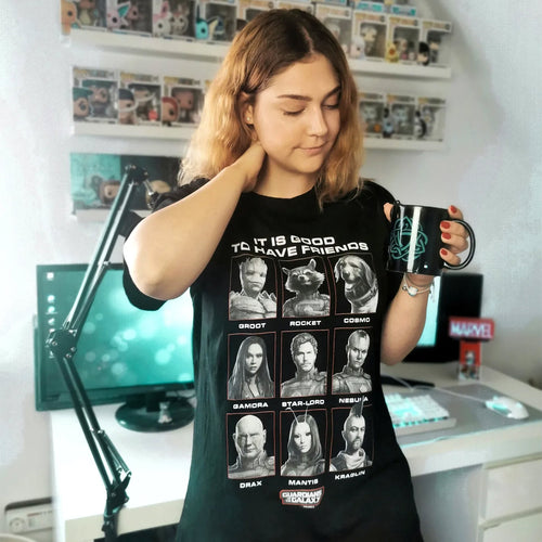 Productafbeelding Guardians of the Galaxy - Good Friends T-shirt zwart