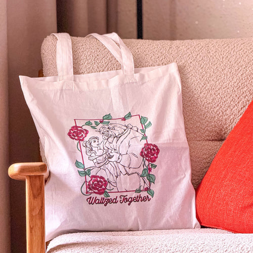 Image produit La Belle et la Bête - Sac en toile Waltzed Together