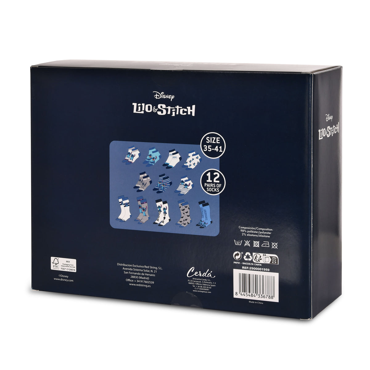 Productafbeelding Lilo & Stitch - Stitch Sokken Adventskalender