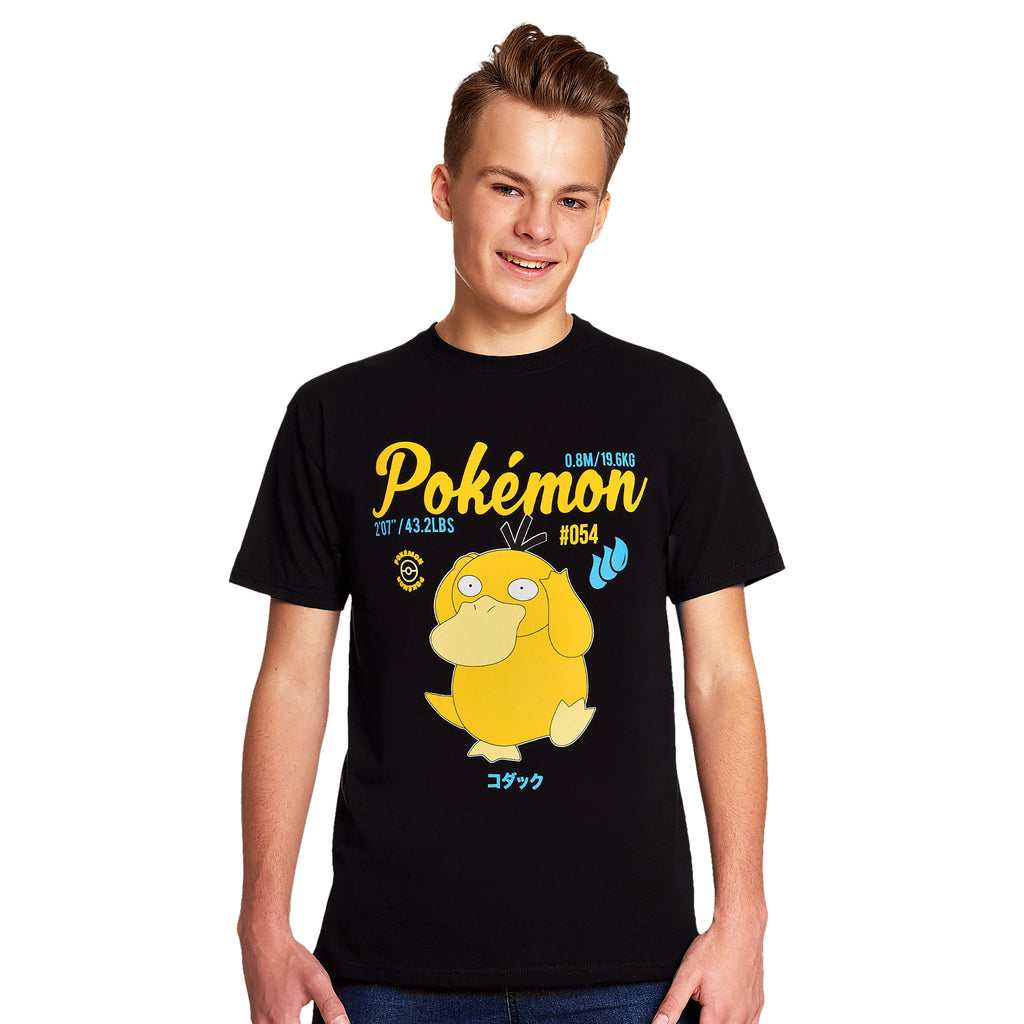 Productafbeelding Pokemon - Psyduck T-shirt zwart
