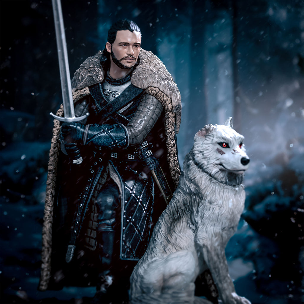 Product image Game of Thrones - Jon Snow with Ghost Statue