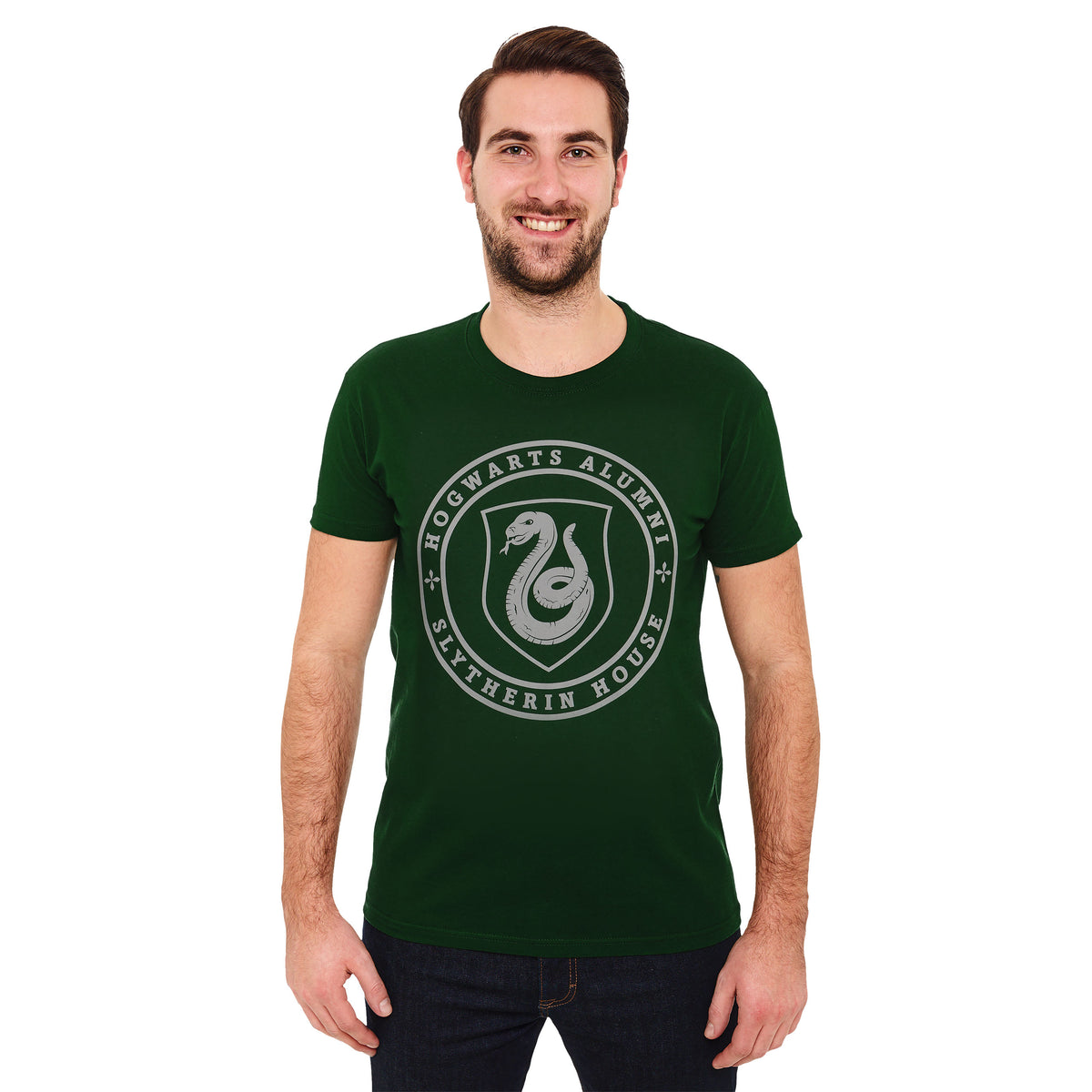Image produit T-shirt vert Slytherin Hogwarts Alumni - Harry Potter