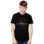 Image produit Diablo IV - T-Shirt Logo Hexagramme Noir